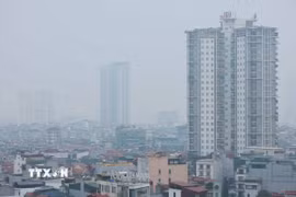 Không khí Hà Nội không tốt cho nhóm nhạy cảm. (Ảnh: Hoàng Hiếu/TTXVN)