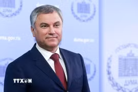 Chủ tịch Duma Quốc gia Nga Vyacheslav Volodin. (Ảnh: IRNA/TTXVN phát)
