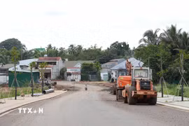 Một dự án đang được thi công tại Đắk Lắk. (Ảnh minhh ọa: Tuấn Anh/TTXVN)