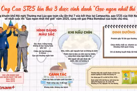 Sự hấp dẫn của gạo Ông Cua ST25 - “Gạo ngon nhất thế giới” năm 2025