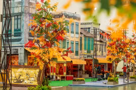 Phân khu tinh hoa Thu Hà Nội tại Hội chợ mùa Thu. (Nguồn: Vietnam+)