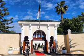 Phủ Tổng thống Algeria ra thông báo quốc tang 3 ngày. (Ảnh: Mạnh Hùng/TTXVN)