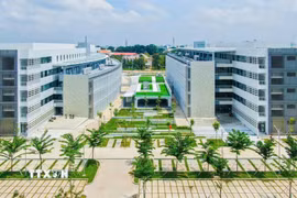 Khu phức hợp phòng thí nghiệm nghiên cứu của Đại học Cần Thơ. (Ảnh: Ánh Tuyết/TTXVN)