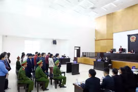 Quang cảnh phiên toà. (Ảnh: Phạm Kiên/TTXVN)