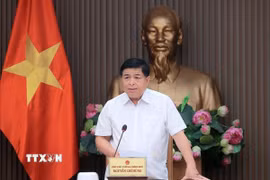 Phó Thủ tướng Nguyễn Chí Dũng phát biểu. (Ảnh: An Đăng/TTXVN)