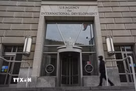 Trụ sở của Cơ quan Phát triển Quốc tế Mỹ (USAID) tại Washington D.C. (Ảnh: Anadolu Agency/TTXVN)