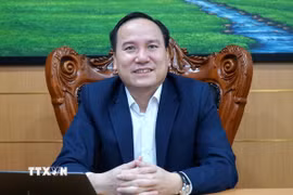 Ông Đặng Đình Đức, Phó Chủ tịch thường trực Cơ quan điều hành Trung tâm tài chính quốc tế Việt Nam tại Đà Nẵng (VIFC-DN), cho biết đang tập trung triển khai các cơ chế, chính sách đặc thù của Trung ương, thu hút đầu tư, tăng cường hợp tác quốc tế. (Ảnh: Quốc Dũng/TTXVN)