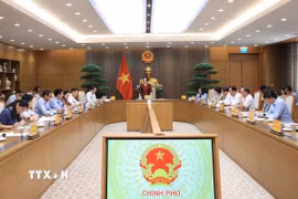 Phó Thủ tướng Phạm Thị Thanh Trà chủ trì Hội nghị Ủy ban Quốc gia về Người cao tuổi Việt Nam. (Ảnh: Tuấn Anh/TTXVN)
