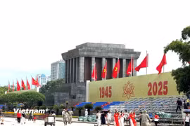 Lăng Chủ tịch Hồ Chí Minh, tháng 8/2025. (Ảnh: Thái Hà/Vietnam+)