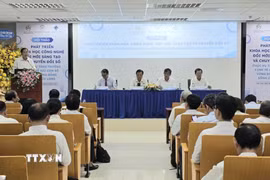 Quang cảnh Hội thảo. (Ảnh: Thu Hiền/TTXVN)