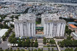 Dự án nhà ở xã hội tại thành phố Biên Hòa, tỉnh Đồng Nai. (Ảnh: Công Phong/TTXVN)
