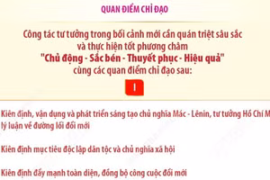 Nghị quyết số 25 về chiến lược công tác tư tưởng trong giai đoạn mới