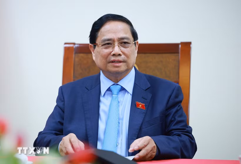Thủ tướng Phạm Minh Chính. (Ảnh: Dương Giang/TTXVN)