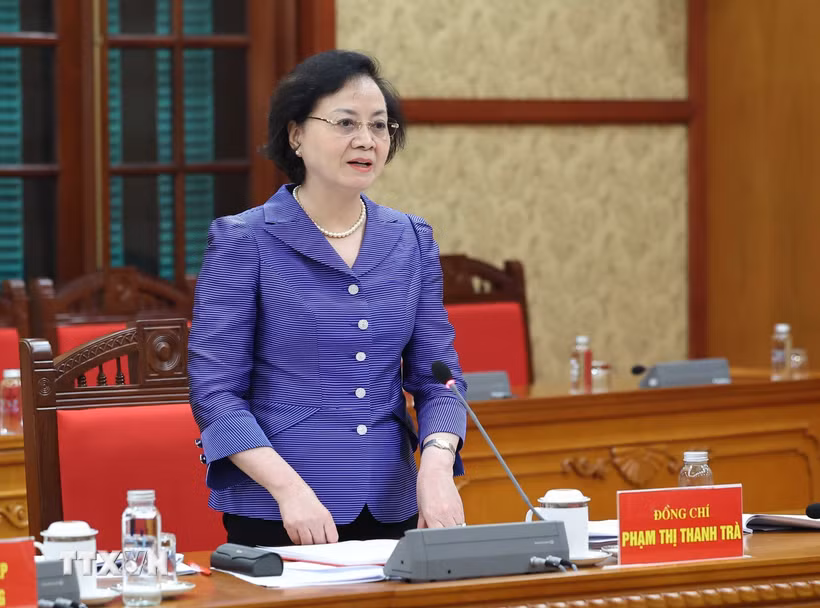 Phó Thủ tướng Phạm Thị Thanh Trà làm Trưởng Ban Chỉ đạo rà soát, hoàn thiện hệ thống vị trí việc làm gắn với xây dựng đội ngũ cán bộ và quản lý biên chế thuộc phạm vi quản lý của Chính phủ.. (Ảnh minh họa: Thống Nhất/TTXVN)