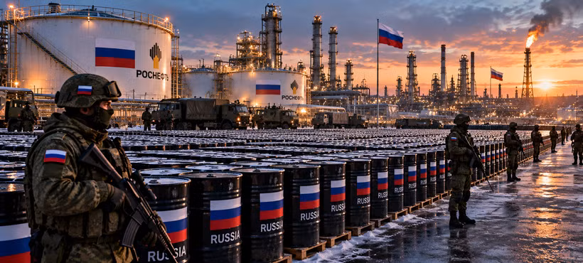 Điện Kremlin khẳng định Nga không thiếu thị trường xuất khẩu dầu diesel (Ảnh minh họa: Vietnam+)