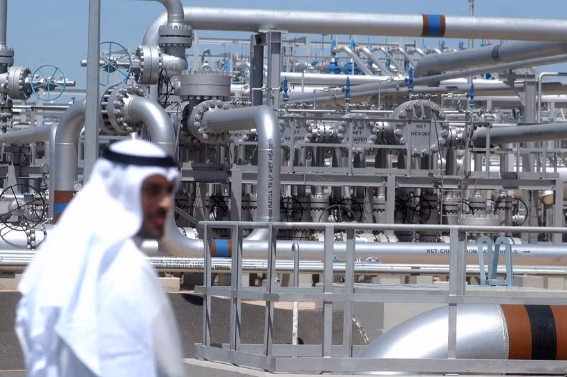 Một cơ sở khai thác dầu tại Al-Rawdhatain của Kuwait. (Ảnh: AFP/TTXVN)