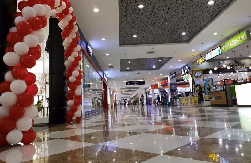 Trung tâm thương mại Vincom Time City. (Ảnh: Thanh Tùng/TTXVN)