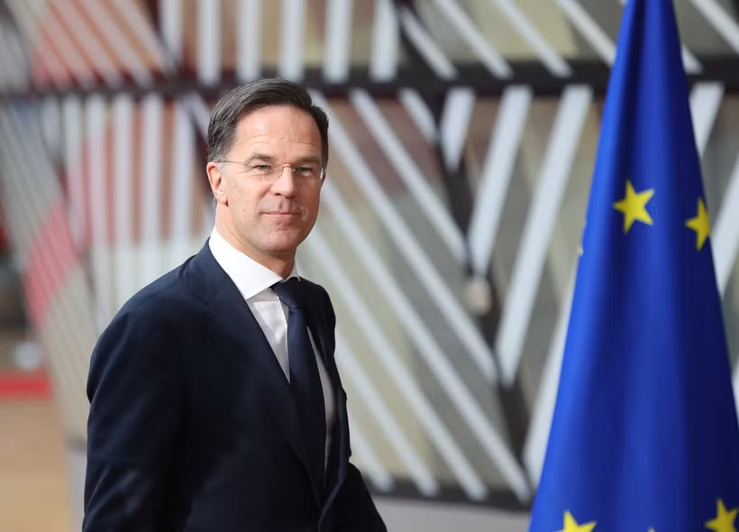 Thủ tướng Hà Lan Mark Rutte tới dự Hội nghị thượng đỉnh Liên minh châu Âu (EU) ở Brussels, Bỉ ngày 21/3 vừa qua. (Ảnh: THX/TTXVN)