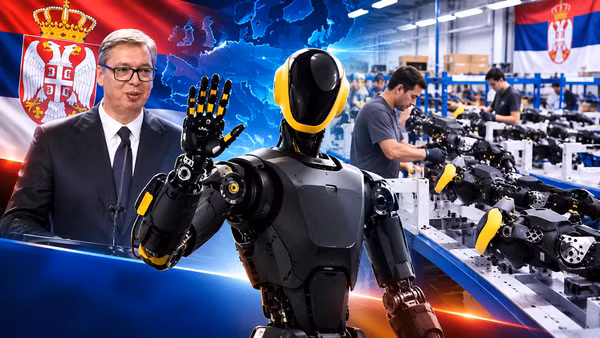 Serbia bước vào sản xuất robot hình người quy mô lớn