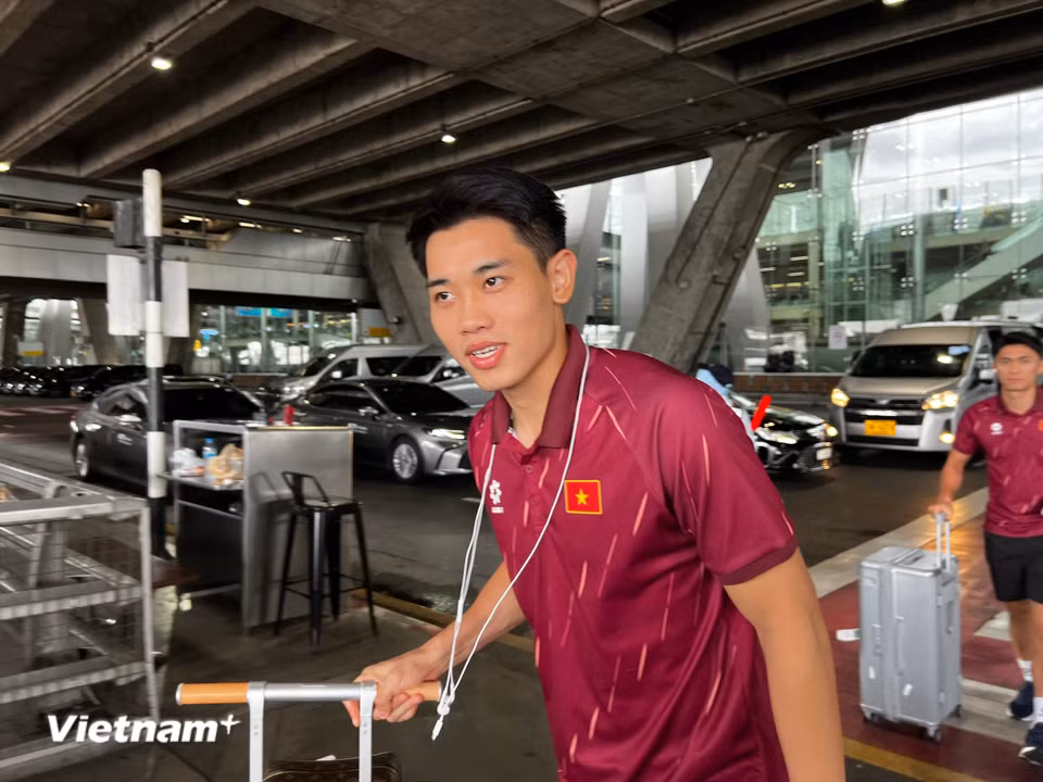 Đình Bắc cũng đặt quyết tâm cao ở trận chung kết sắp tới. Ngôi sao trẻ của tuyển Việt Nam đang có cùng thành tích 5 bàn thắng với Xuân Son. (Ảnh: Vietnam+)
