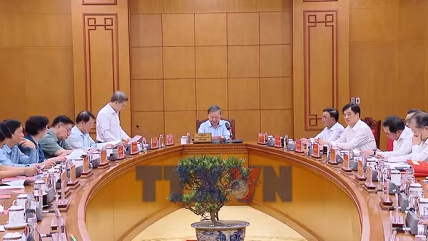 Họp Thường trực Ban Chỉ đạo Trung ương về phòng, chống tham nhũng, lãng phí, tiêu cực