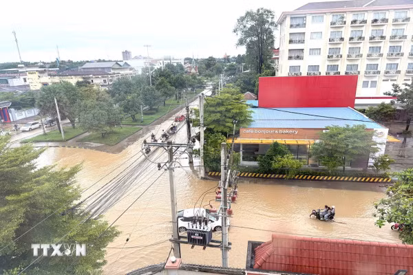 Lũ lụt ảnh hưởng gần 58.000 hộ gia đình tại Campuchia