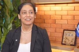  Bà Tehmina Khan, Chuyên gia Kinh tế trưởng phụ trách Việt Nam, Campuchia và Lào của Ngân hàng Thế giới (WB). (Ảnh: Diệu Linh/TTXVN)