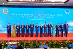Diễn đàn Tư pháp ASEAN - Trung Quốc lần thứ 4. (Ảnh: Thanh Phong/Vietnam+)
