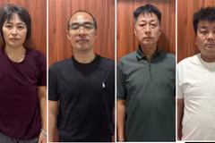 Các đối tượng quốc tịch Trung Quốc trốn truy nã tại Đà Nẵng. (Nguồn: Công an thành phố Đà Nẵng)
