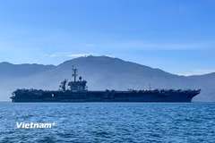 Diện mạo biên đội tàu sân bay Hoa Kỳ trong lần thứ 4 đến thăm Việt Nam