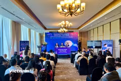 Họp báo công bố sự kiện Horecfex 2025. (Ảnh: Thanh Phong/Vietnam+)
