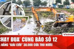 Đà Nẵng ứng phó mưa lớn sau bão số 12: Căng mình khơi thông dòng chảy, bảo vệ thành phố an toàn