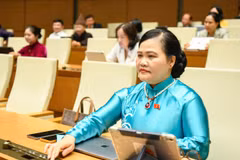 Đại biểu Quốc hội Nguyễn Thị Sửu, Phó Trưởng đoàn Đại biểu Quốc hội thành phố Huế. (Ảnh: NVCC)