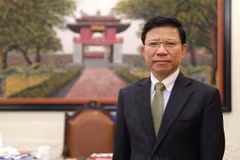Giáo sư Hoàng Anh Tuấn, Hiệu trưởng Trường Đại học Khoa học Xã hội và Nhân văn (Đại học Quốc gia Hà Nội). (Ảnh: NTCC)