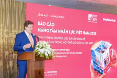 Trường Đại học BUV công bố Báo cáo Nâng tầm nhân lực Việt Nam 2026. (Ảnh: Vietnam+)