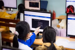Khan Academy đang được ứng dụng tại nhiều trường học. (Ảnh: Khan Academy). 