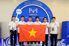 Cả 4 học sinh đội tuyển Việt Nam dự thi Olympic Tin học quốc tế (IOI) lần thứ 38 năm 2026 đều đoạt giải. (Ảnh: Bộ GD-ĐT)