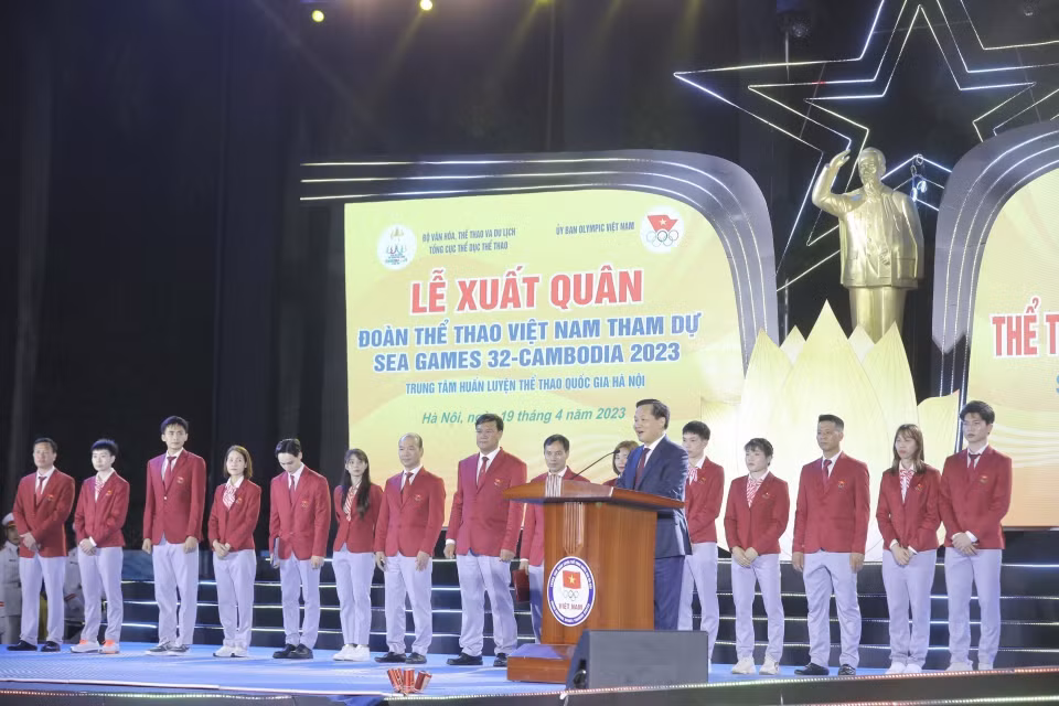 Phó Thủ tướng Lê Minh Khái phát biểu chỉ đạo. (Ảnh: Minh Quyết/TTXVN)