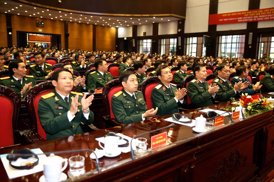 Các đại biểu tham dự buổi lễ. (Ảnh: Dương Giang/TTXVN)