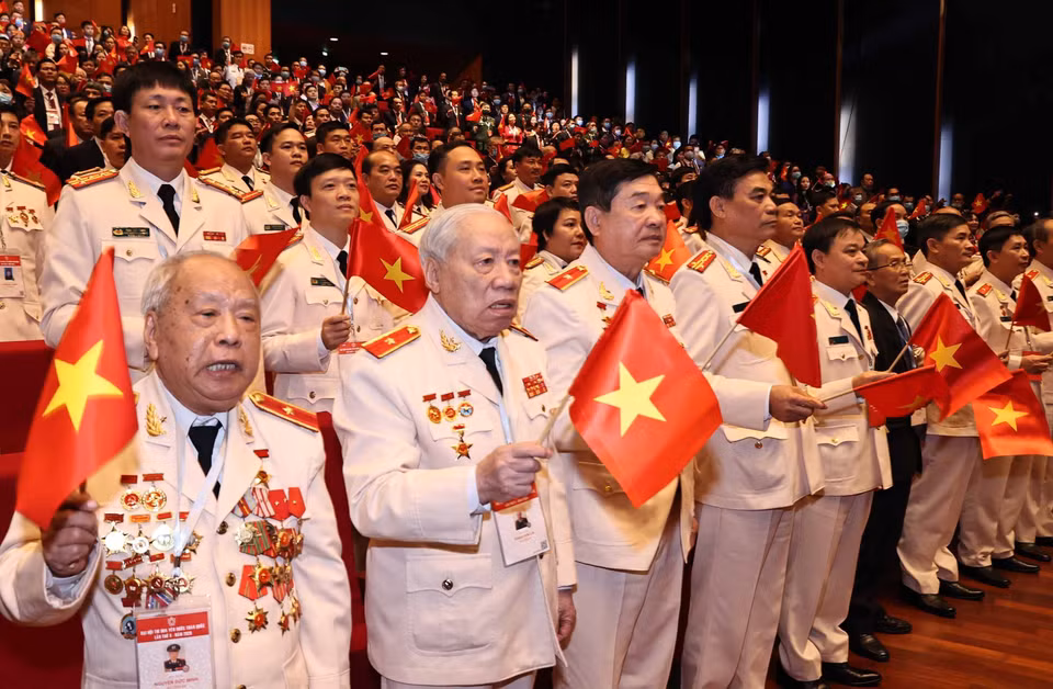 Các đại biểu dự Đại hội Thi đua yêu nước lần thứ X. (Ảnh: Trọng Đức/TTXVN)