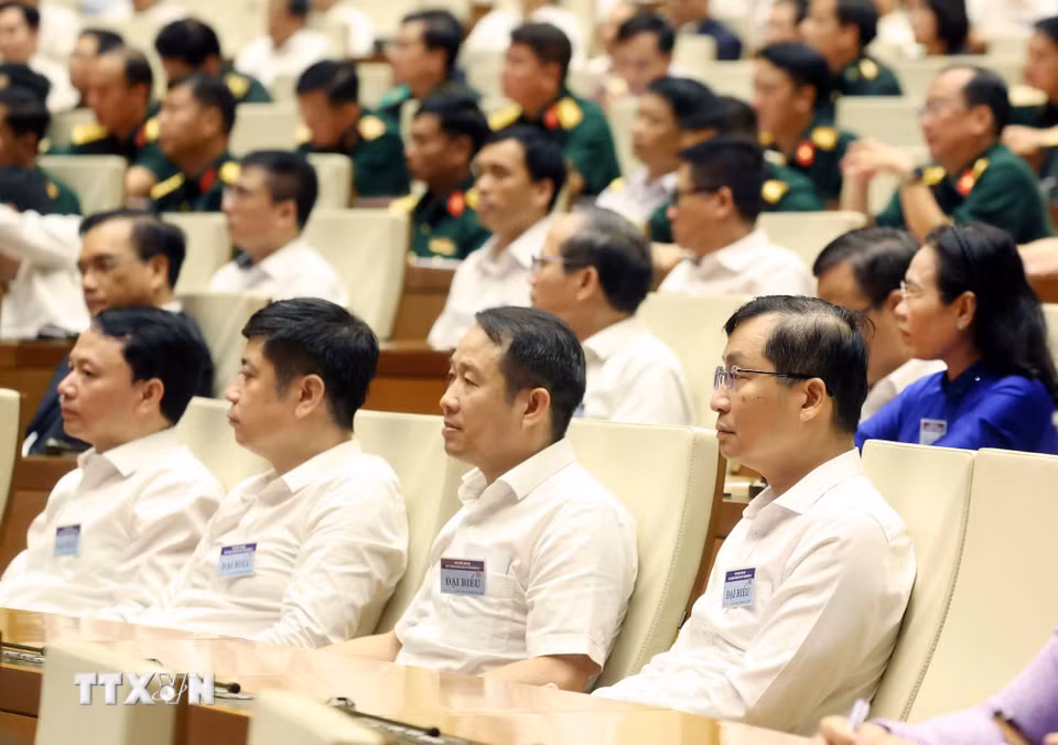 Các đại biểu tham dự cuộc gặp mặt. (Ảnh: Thống Nhất/TTXVN)