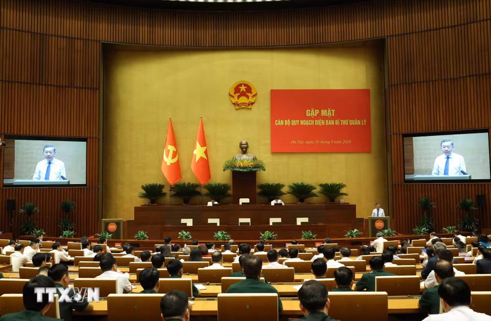 Tổng Bí thư, Chủ tịch nước Tô Lâm phát biểu. (Ảnh: Thống Nhất/TTXVN)