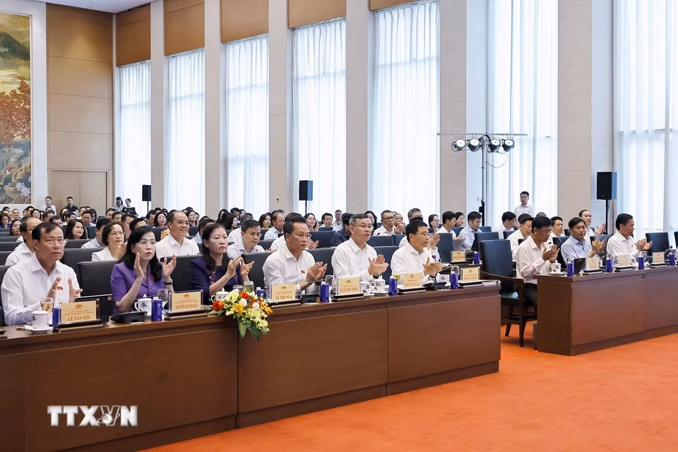 Đại biểu dự khai mạc Hội nghị. (Ảnh: Doãn Tấn/TTXVN)