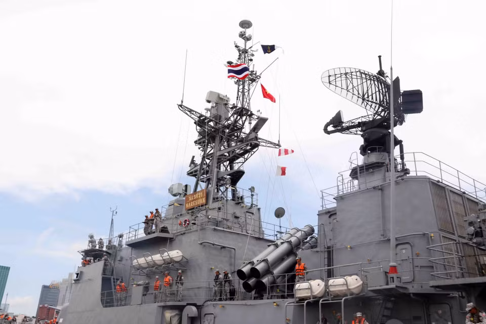 Tàu H.T.M.S Naresuan (FFG 421) của Hải quân Hoàng gia Thái Lan được trang bị hệ thống thông tin hiện đại, phục vụ quá trình tác chiến trên biển và huấn luyện chiến đấu. (Ảnh: Xuân Khu/TTXVN)