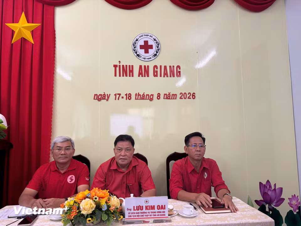 Điểm cầu trực tuyến ở tỉnh An Giang. (Ảnh: Ban Tổ chức)