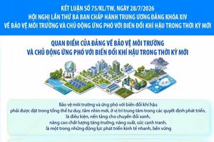 Quan điểm của Đảng về bảo vệ môi trường và chủ động ứng phó biến đổi khí hậu