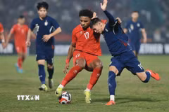 Việt Nam đối đầu Thái Lan ở chung kết ASEAN Cup 2026. (Ảnh: Minh Quyết/TTXVN)