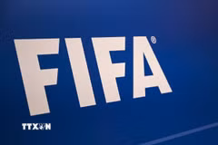 Biểu tượng Liên đoàn Bóng đá thế giới (FIFA). (Ảnh: AFP/TTXVN)