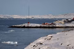 Quang cảnh thành phố Nuuk, Greenland. (Ảnh: THX/TTXVN)