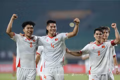 U23 Việt Nam thắng đậm ngày ra quân, chạm tay vào vé bán kết U23 Đông Nam Á 2025. (Nguồn: VFF)